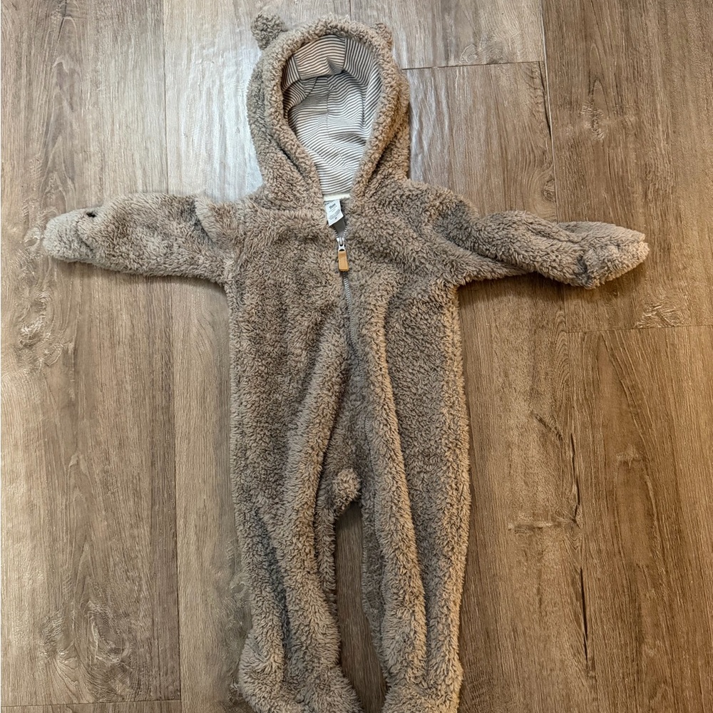 Carter's Brown Fleece Kids Footie